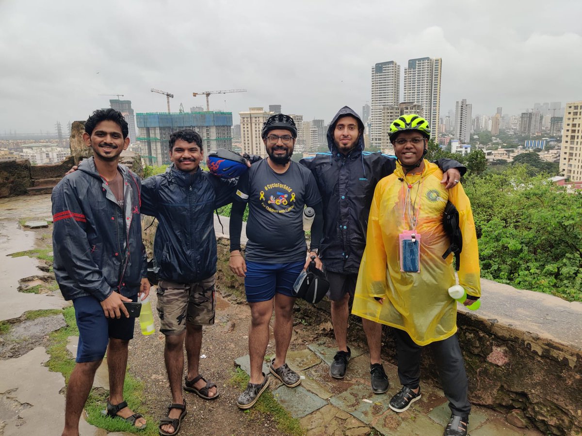 ACP_Foundation's tweet photo. Congratulations to ACP members for completing thane - Sion fort - thane monsoon ride 
#आम्हीcycleप्रेमी https://t.co/RnDgr9eMtg