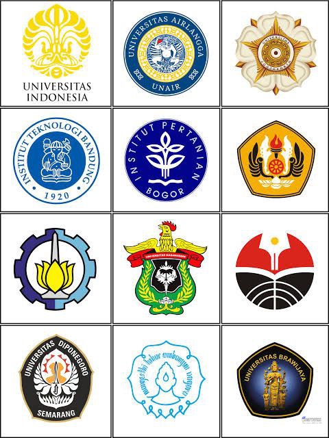 sbmptnfess's tweet image. Tanpa melihat rank univnya, menurut kalian logo univ ter-aesthetic yang mana guys? kalo sender sih 1. ugm 2. ui 3. uns 😭 PTN!