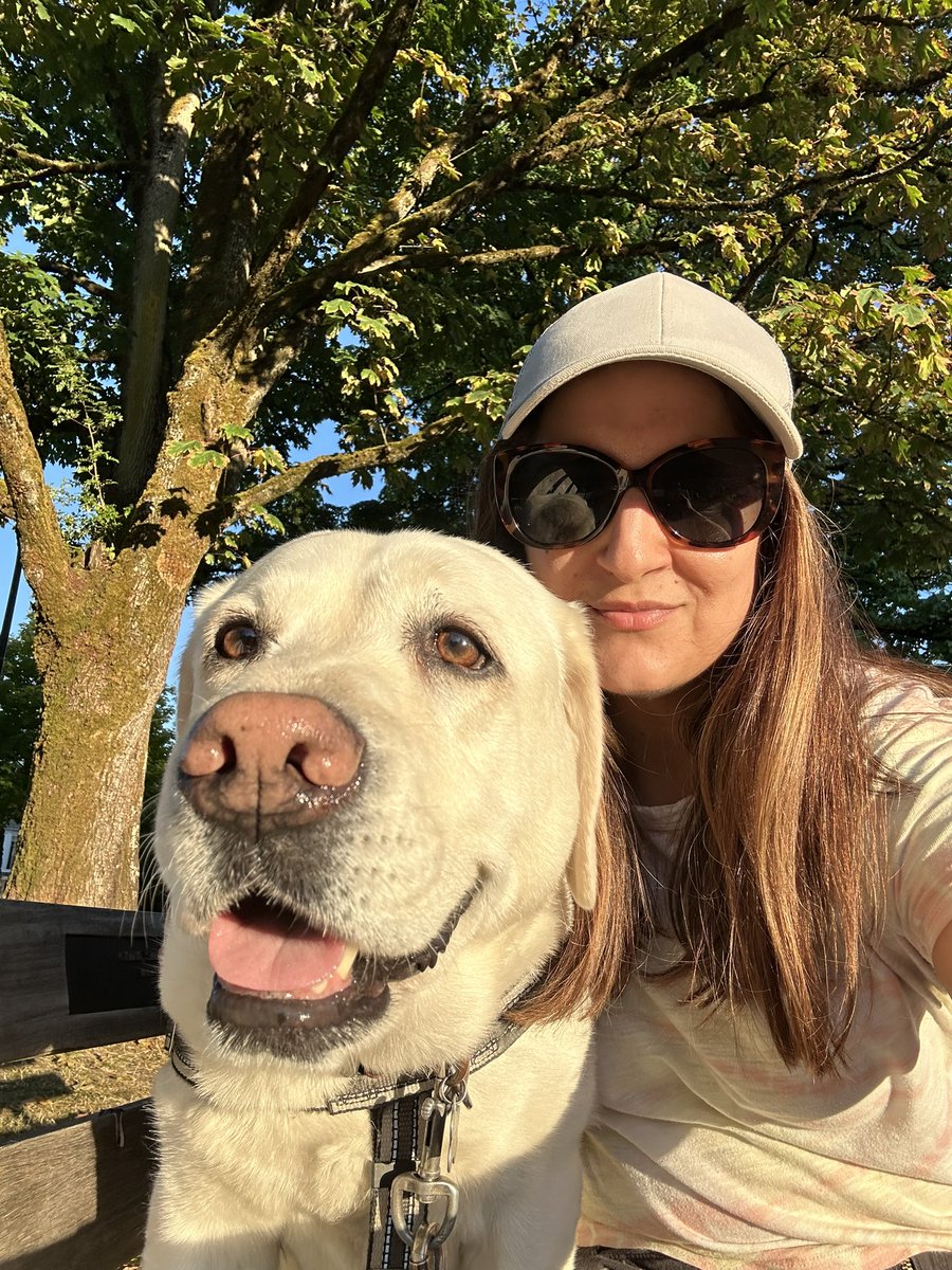 Dog selfies at sunset. That is all.