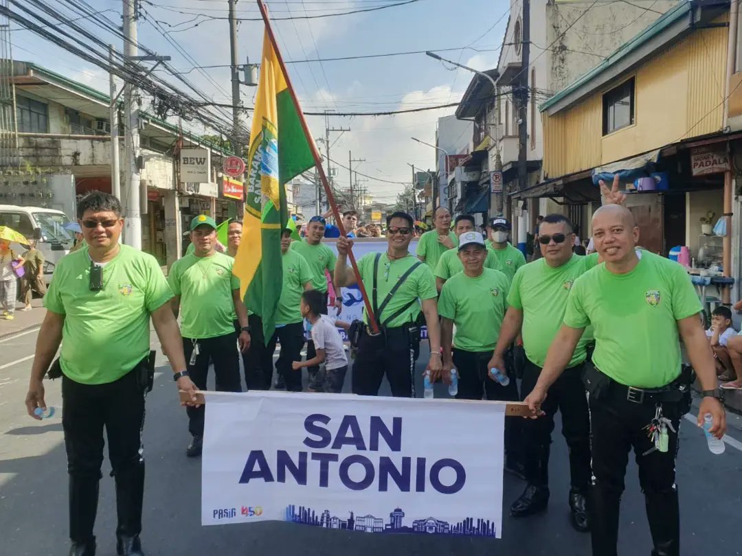 bsapasig's tweet photo. TINGNAN: Full force ang participation ng @bsapasig in today's Civic Parade. ๐๐ป Pinangunahan ito ni Kap. Thomas Raymond Lising & Barangay Council, at nilahukan ng ating workforce. โ
Maligayang ika-450 Araw ng Pasig sa lahat! ๐
#BSARepresent #Pasig450 #PanahonNgPasigueรฑo https://t.co/kLcWrQBwCI