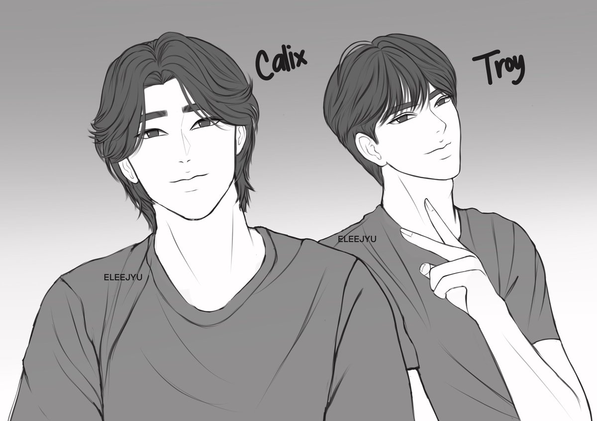 eleejyu's tweet photo. Calix and Troy tropapips 

Warm up sketch 💕
#Inksteady #InksteadyStories @inksteadywp https://t.co/xiNBpcjlsv