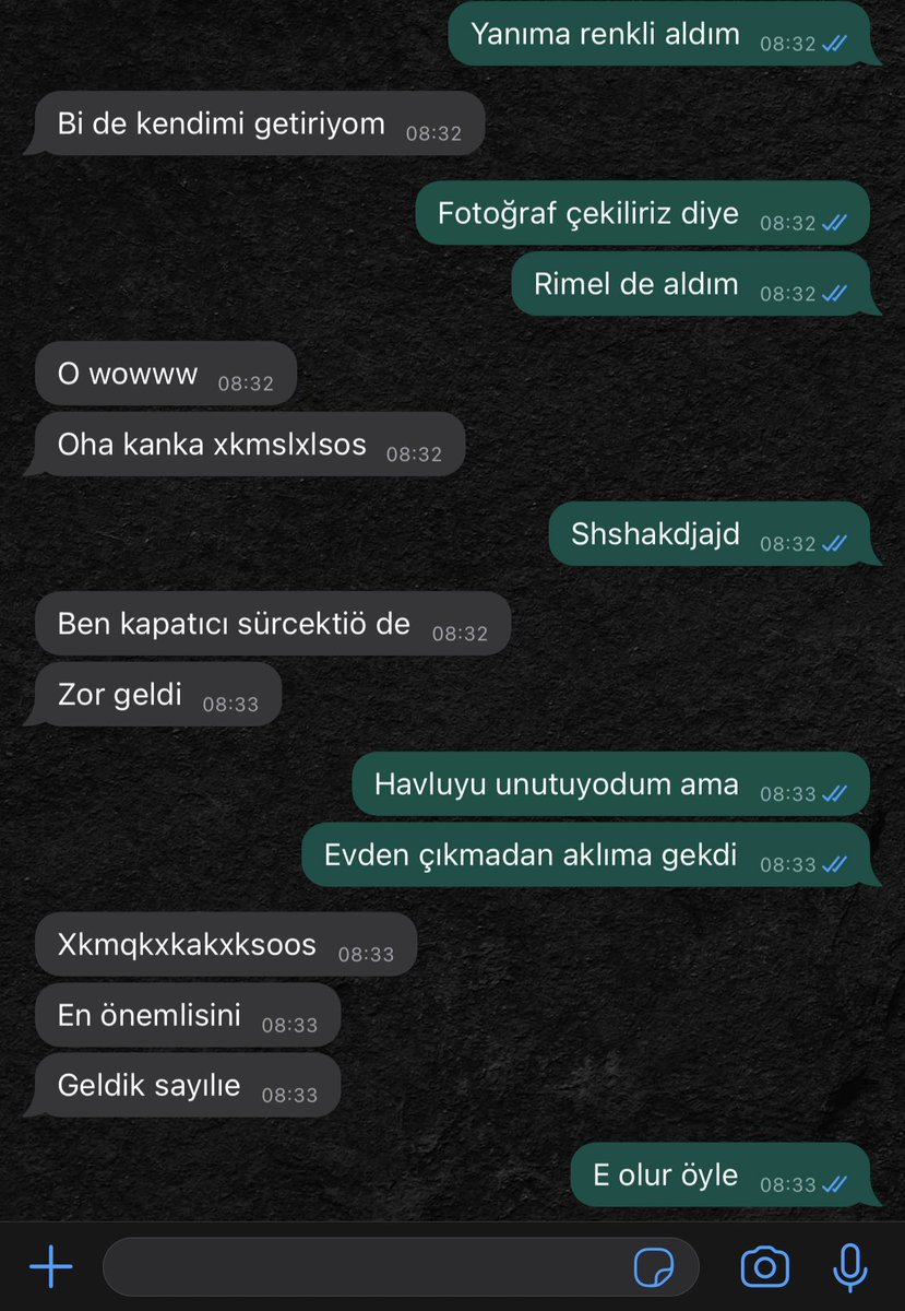 Denize giderken benim temel ihtiyaçlar havlu hariç shshsh
