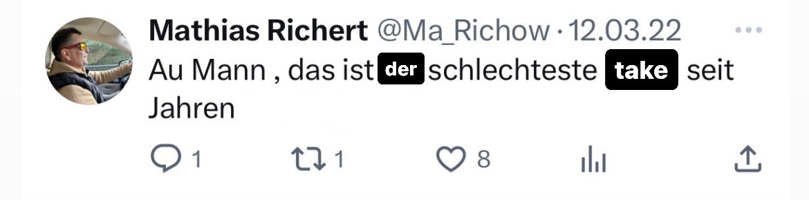fickdiesenRoman's tweet photo. @Ma_Richow @Peter_Jelinek https://t.co/3M5YkxmNyp