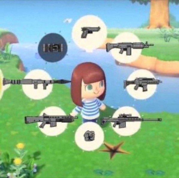 Yo después de regar mis plantitas de animal crossing