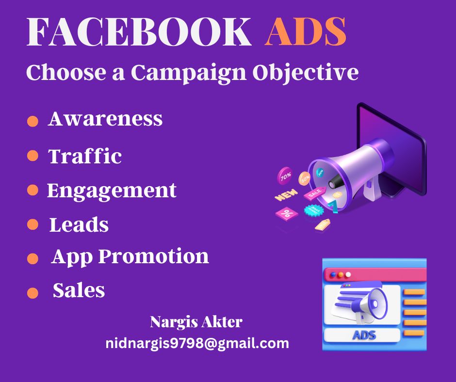 I'm a professional digital marketer with 2 years of experience in running successful Facebook Ads campaign.
I'll help you get targeted clients and generate further qualified traffic, leads, and messages to make more sales. #fbads #leadads #salesads #egagementads #awarenesads #ads