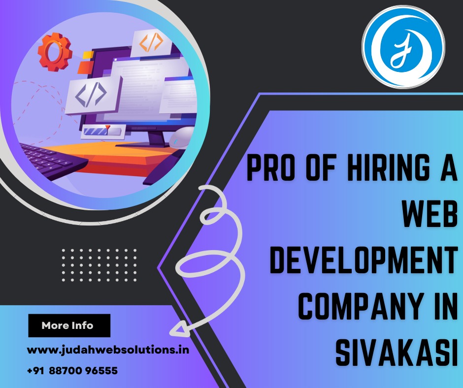 JudahWeb's tweet photo. Boost your online presence with a top #Web_Development company in Sivakasi!

#ProfessionalDesign #CustomizedSolutions
#TechnicalExpertise #TimeAndCostEfficiency
#MobileOptimization #OngoingSupport

More info :
Contact: +91 88700 96555
Visit: https://t.co/jpbmG8nvxY https://t.co/UBaRSfoO23