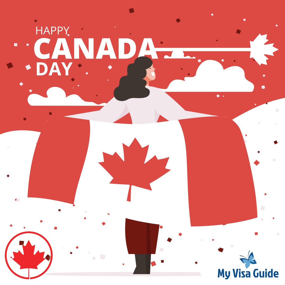 MyVisaGuide's tweet photo. Happy Canada Day!!
#canada #canadaday #immigration #immigrationlawyer #immigrationservice #immigrationservices https://t.co/sLqNQAm6mp