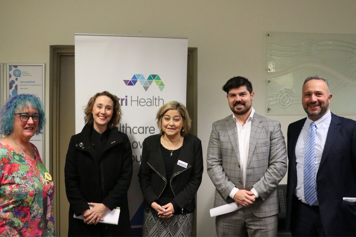 🏥 Merri Community Health 👩🏽‍⚕️

Great to have Minister for Mental Health @GabbyWilliamsMP visit the wonderful team at @MerriHealth Coburg, 
to learn about Merri Health’s work in supporting local carers, as well as mental health, wellbeing and social-isolation outcomes 👍🏽💜