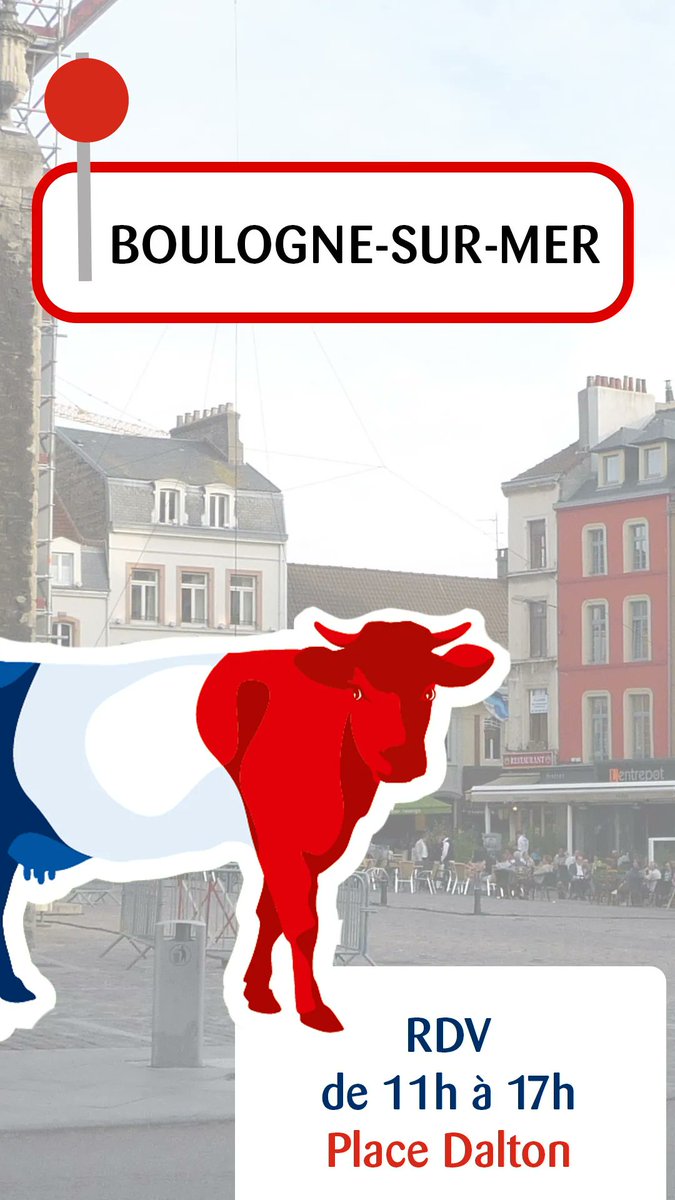 Fairefrance's tweet photo. @Justine_FaireF et ses éleveurs @Fairefrance #LeLaitEquitable vous attendent Place Dalton à #BoulogneSurMer ! 🥛👇🤩 https://t.co/pb6ISKjAmd