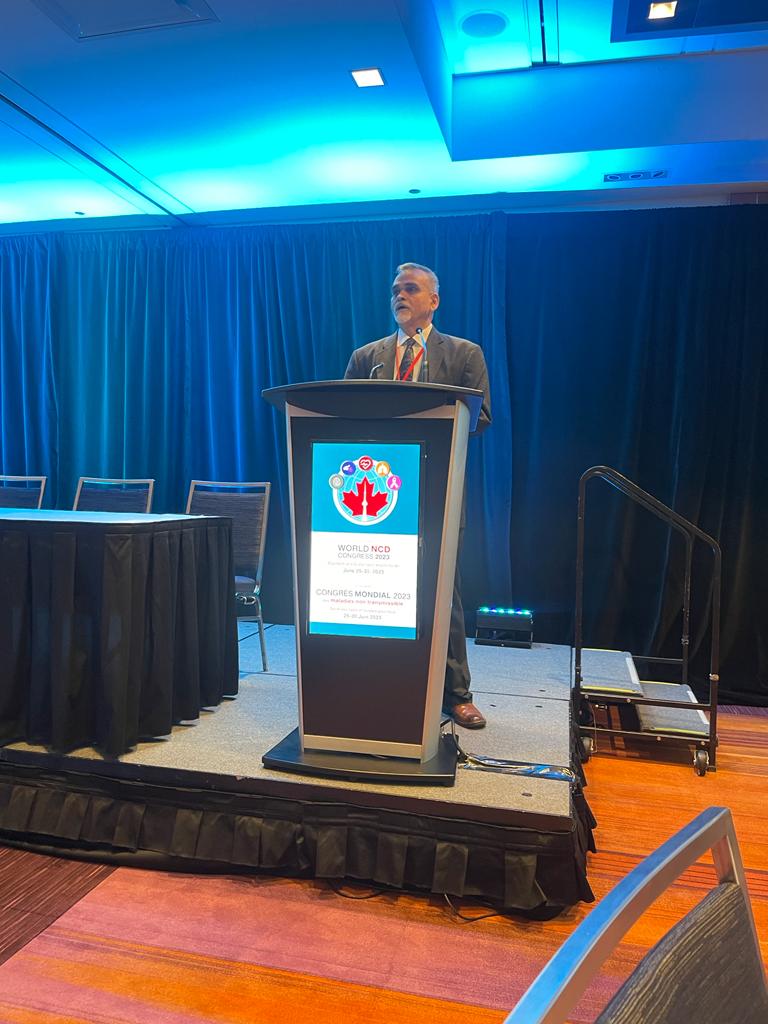 WNCDF's tweet photo. Advancing NCD Research in LMICs through leveraging evidence for policy and practice during the 3rd @wncd2023 , Toronto, Canada https://t.co/gMsfJWndca