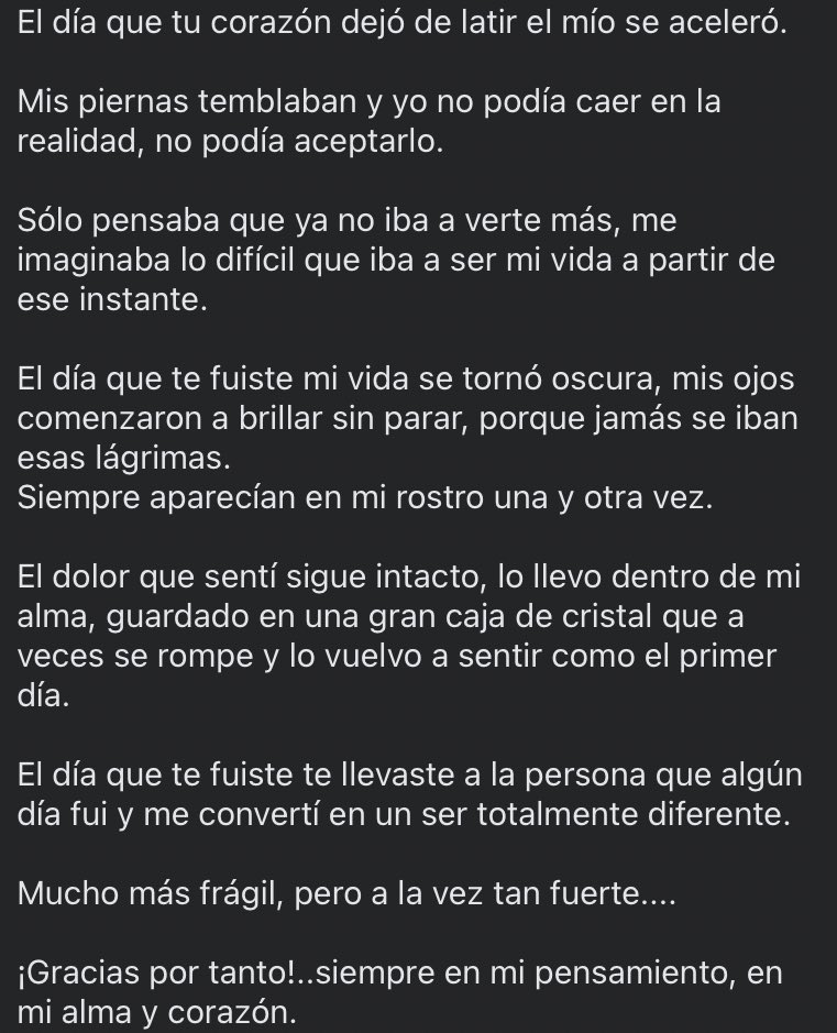 Un abrazo hasta el cielo 🤍