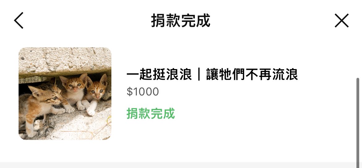 6月份捐款已完成❤️
謝謝每個有支持茹的
浪浪謝謝大家🙏 https://t.co/Tk9n7hBSq0