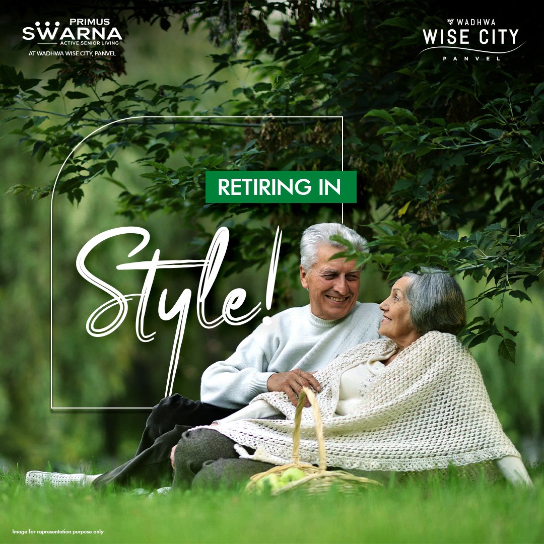 Embrace the splendor of your golden years designed exclusively for seniors, offering unmatched age-friendly features and tailored services at Primus Swarna - Wadhwa Wise City, Panvel.

#thewadhwagroup #wadhwawisecity #primusswarna #retirementhomes #panvel