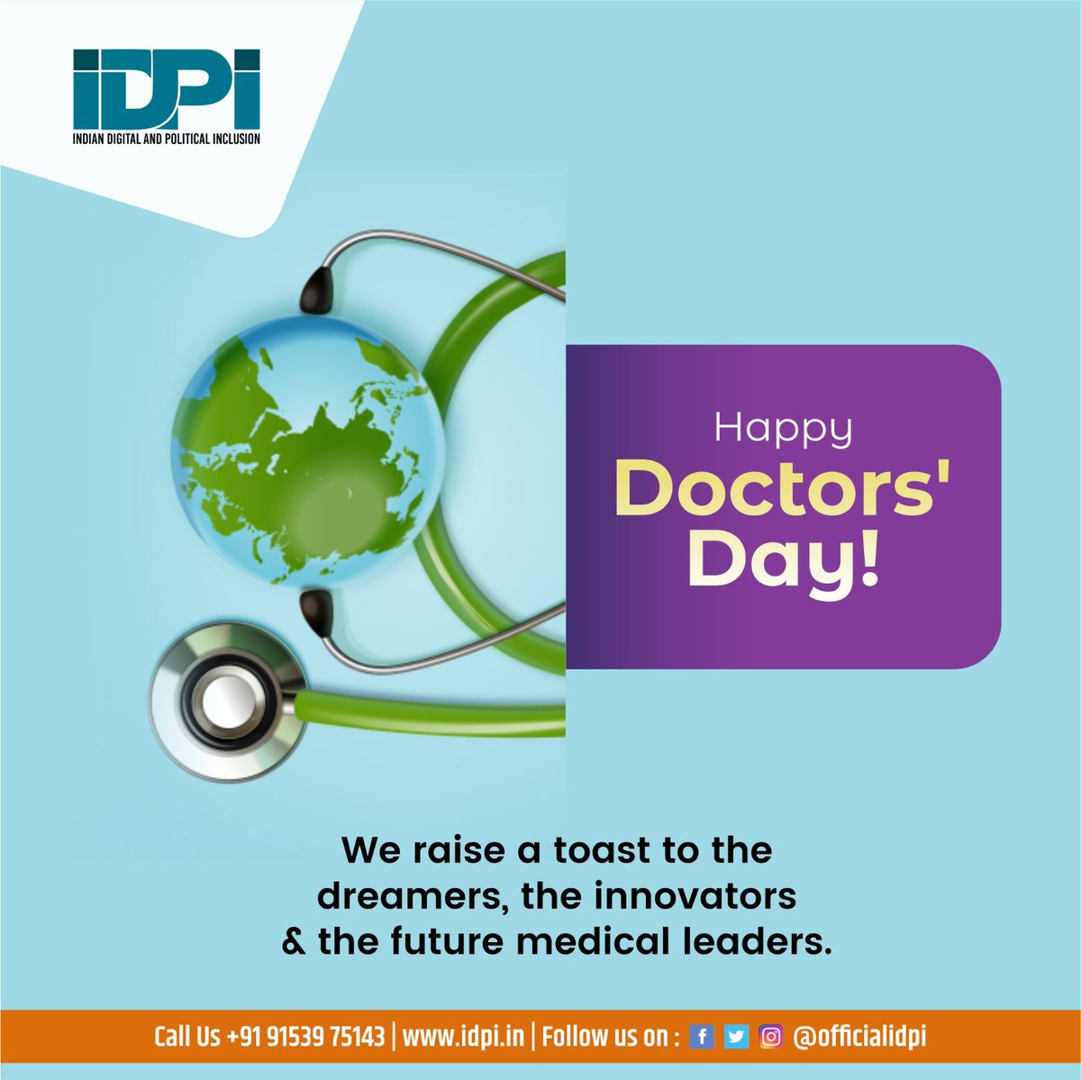 officialidpi's tweet photo. To the doctors who tirelessly save lives, provide comfort, and heal with their knowledge and expertise, we salute you.
Happy Doctor’s Day!

#NationalDoctorsDay #doctorsday #frontlineheroes #frontlinewarriors #ThankYouDoc #IDPI #IndianDigitalandPoliticalInclusion https://t.co/DS1LIcxQxN