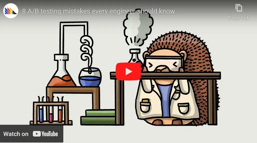 8 annoying A/B testing mistakes every engineer should know 💡 This article highlights common A/B testing pitfalls as well as useful learnings. posthog.com/blog/ab-testin… #ML #MachineLearning #ArtificialIntelligence #AI #MLOps #AIOps #DataOps #augmentedintelligence #deeplearning