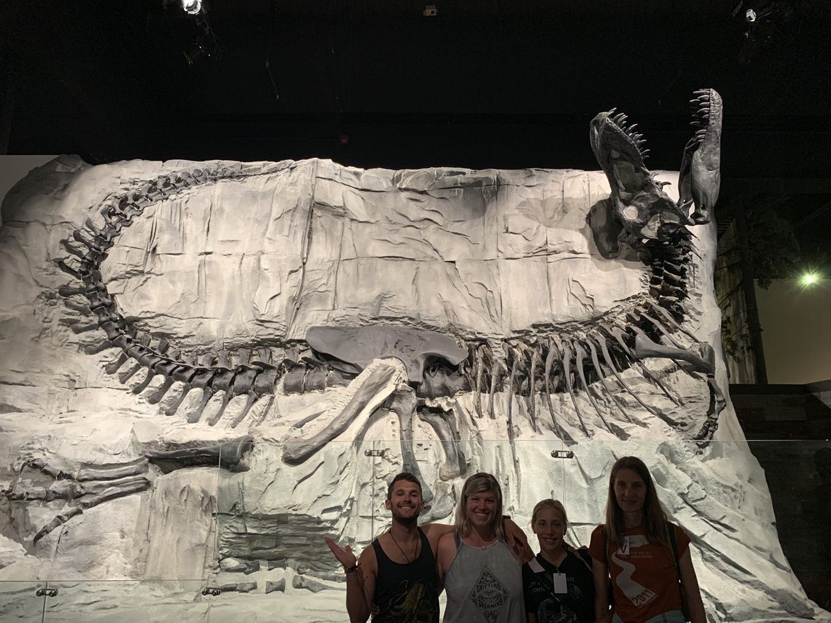 More stunning specimens from @RoyalTyrrell collections for #FossilFriday plus specimens on show at the Museum; daughter attacked by a mosasaur; Holzmaden ichthyosaur; Daspletosaur and #T_rex Black Beauty
