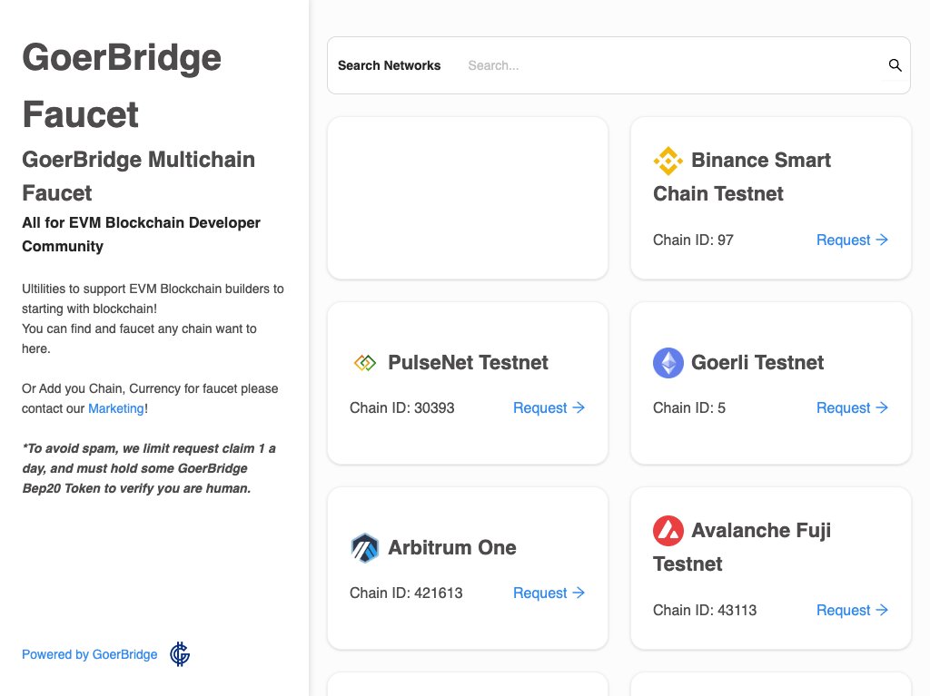 goerbridge's tweet photo. Upcoming Multi Chain Faucet!!! #GoerBridge
Tell us wait testnet chain are you expected to see first? 👇👇 https://t.co/uHtXmtpbjY