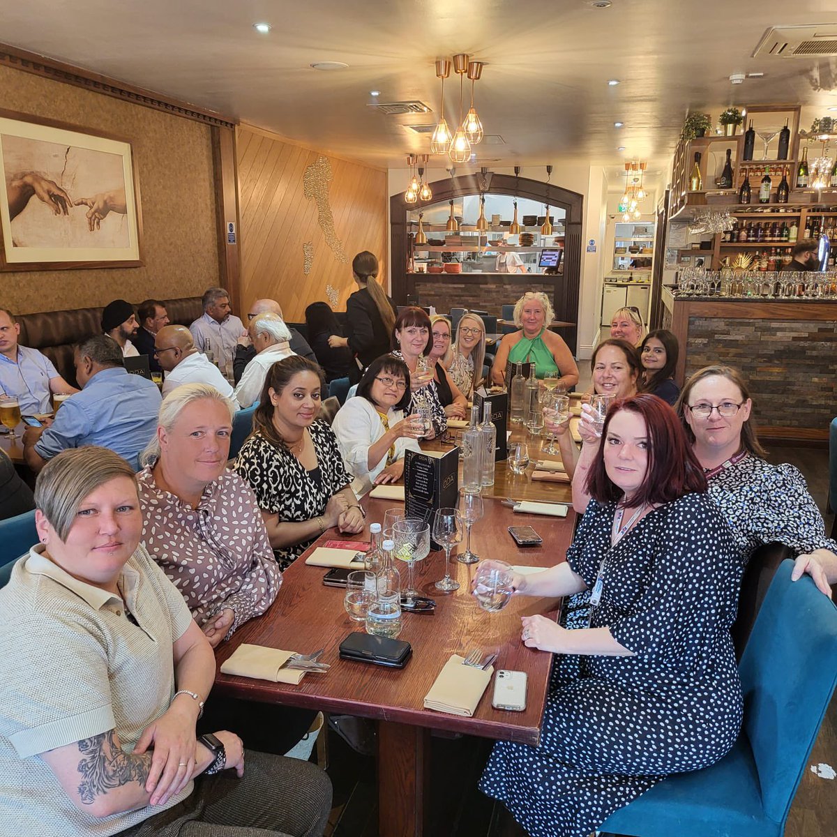 john_timbs's tweet photo. A great Havering Care Association managers summer lunch. Good to see so many enjoy each others company, relax and have a good time https://t.co/HzhiHO2rAc