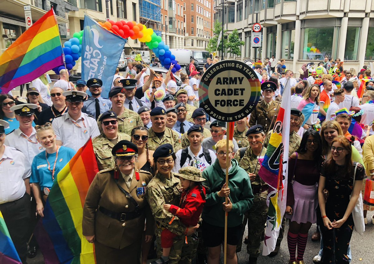 Today is the day! Heading to @PrideInLondon to celebrate give us a wave if you see us @SeaCadetsUK @ArmyCadetsUK @aircadets @VCCInclusive @CCFcadets @AC_INCLUSION @RAFAC_Aspire @ASPIRELEAD1 @VCCInclusive @XOSupportVCC 🏳️‍🌈🏳️‍⚧️