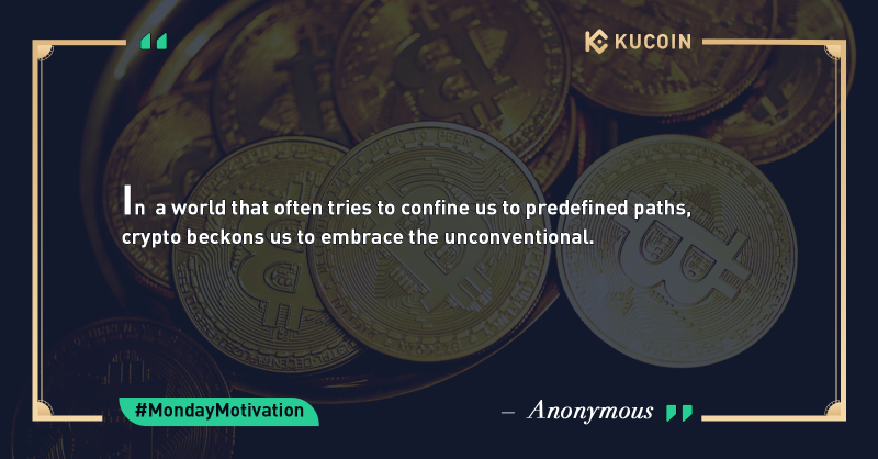 kucoincom's tweet photo. GM 🫡

#MondayMotivation https://t.co/H1uT1r5zQ8
