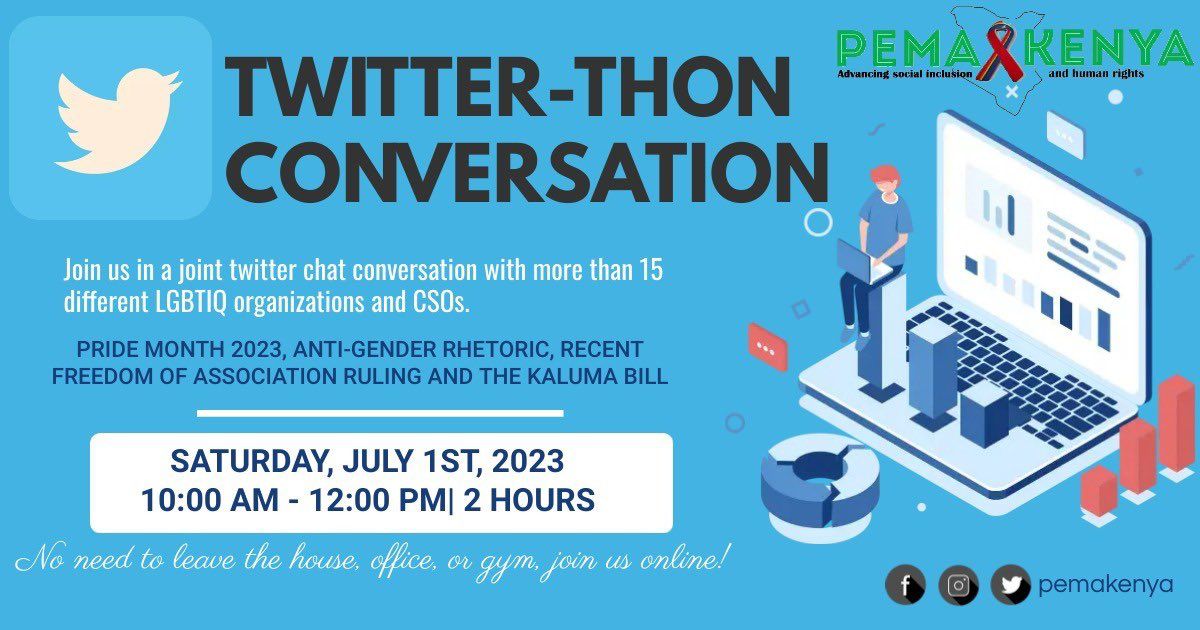 _Riri254's tweet photo. Get ready with me as we stir up exciting and interesting conversations about diversity and inclusion of the LGBTIQ+🏳️‍🌈 persons in our community.
#PemaPride2023 #CompassionInAction
#GSMInclusion https://t.co/u21Q0WdEEf