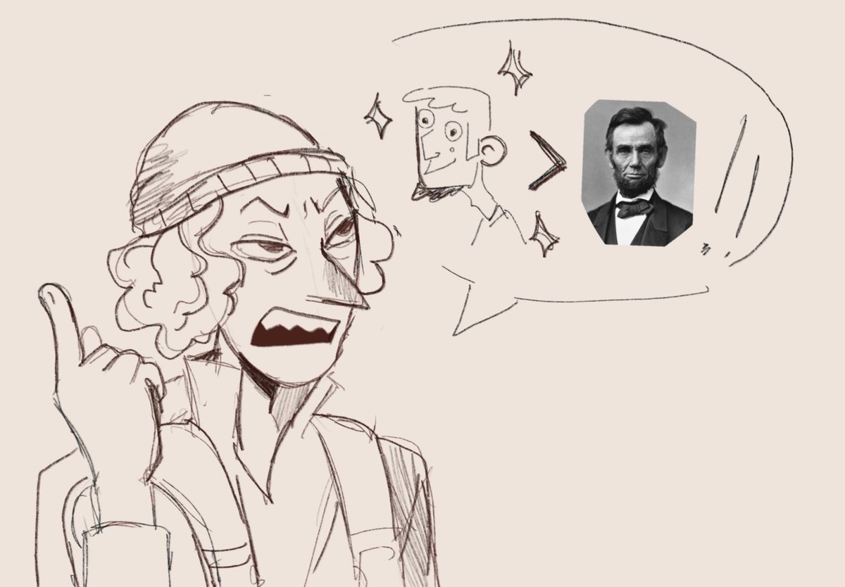 kjoooooji's tweet photo. I really like to draw abe for some reason. #clonehigh #tophabe https://t.co/DbUABDvBHG