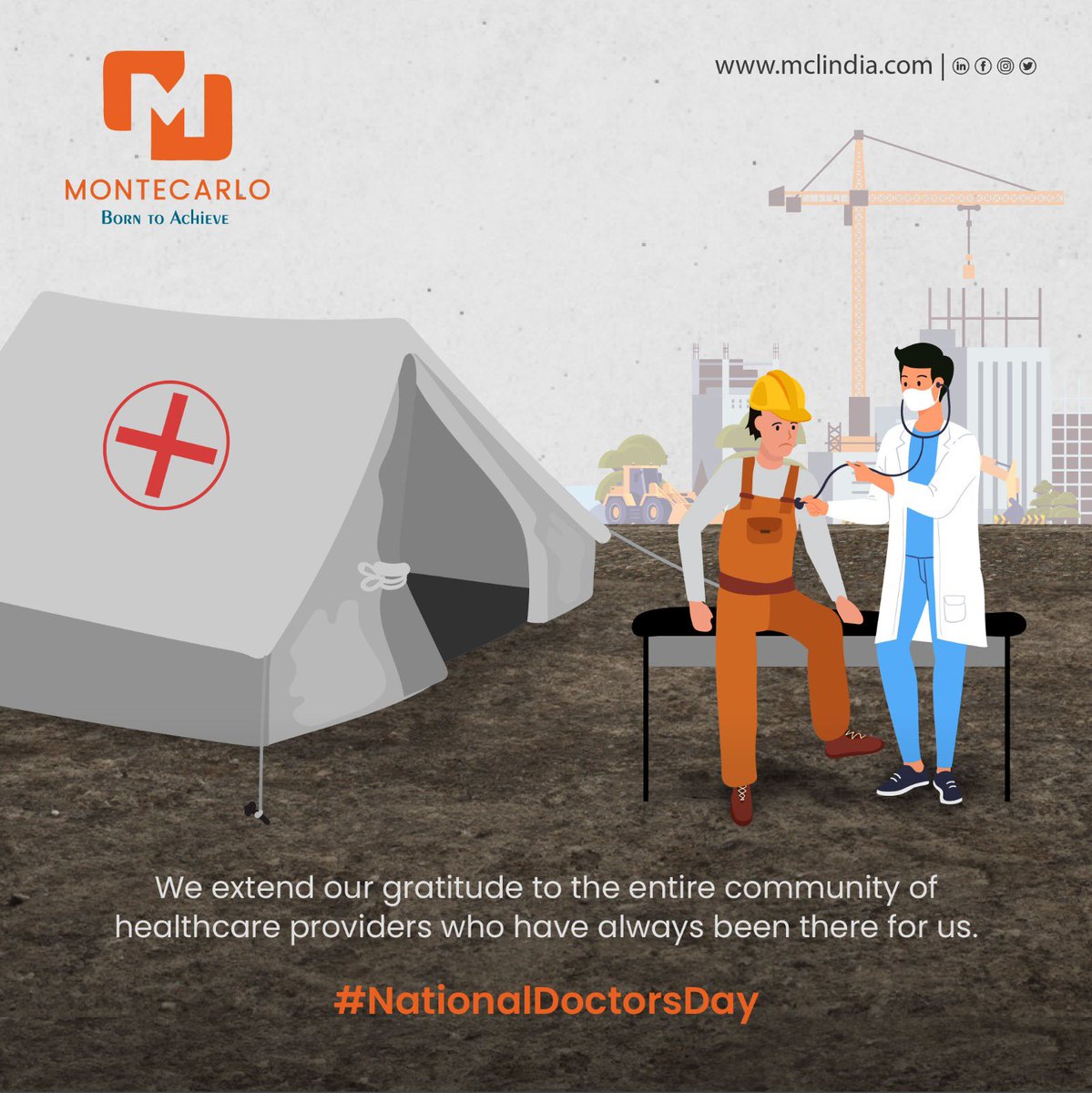 On this Doctors' Day, we extend a heartfelt thank you to the brave and compassionate doctors who serve as beacons of hope and healing. 

#NationalDoctorsDay #ThankYouDoctors   #HeroesAmongUs #montecarlo #MontecarloLimited #construction #development #infrastructure #safety