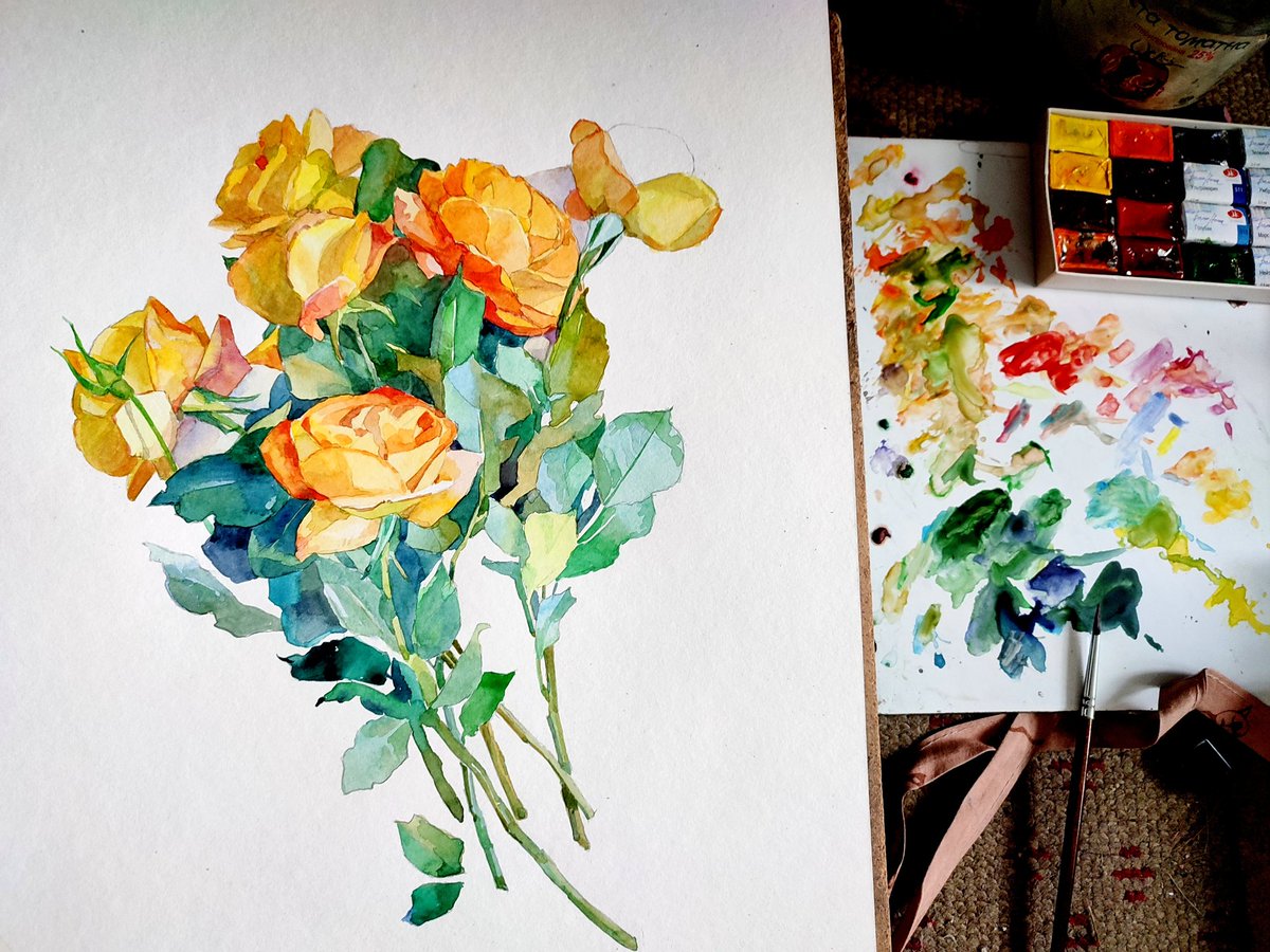 #watercolorpainting #art #Flowers