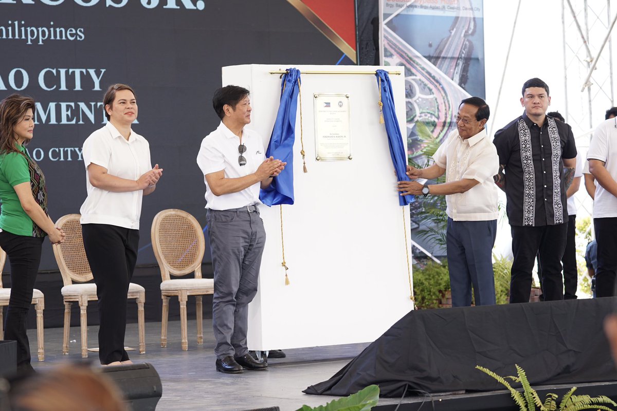 Kasama si Pangulong Ferdinand Marcos Jr, dumalo tayo ngayong araw sa pagbubukas ng Segment A ng Davao City Bypass Road.