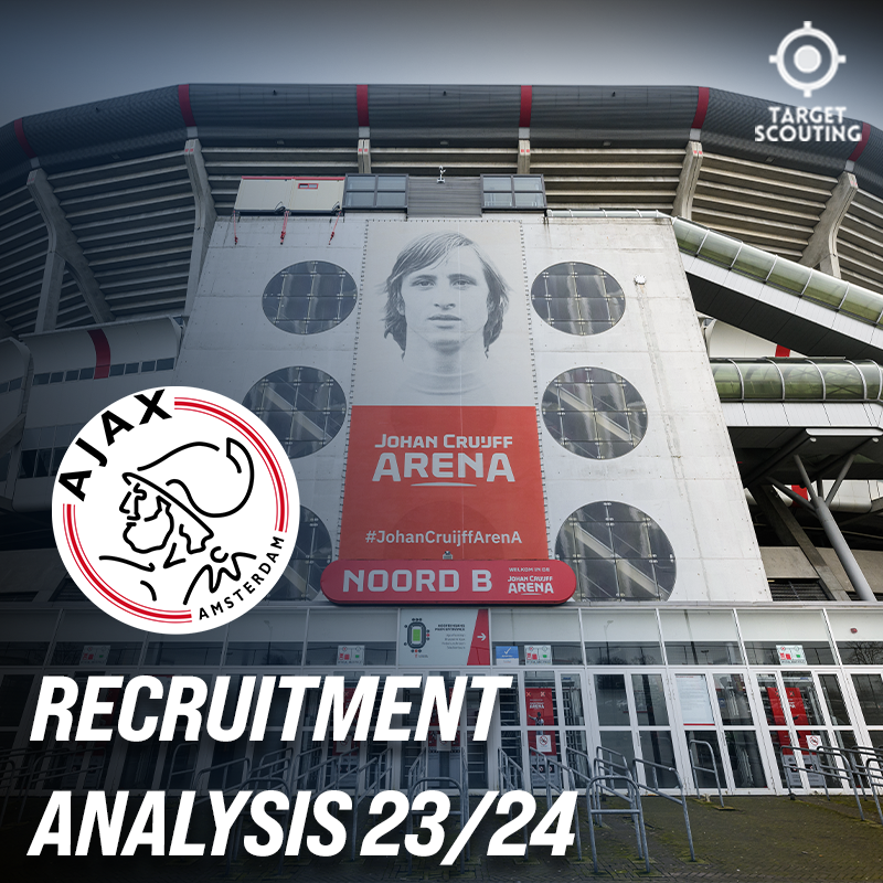 TargetScouting_'s tweet photo. 𝗔𝗙𝗖 𝗔𝗷𝗮𝘅 - 𝗥𝗲𝗰𝗿𝘂𝗶𝘁𝗺𝗲𝗻𝘁 𝗔𝗻𝗮𝗹𝘆𝘀𝗶𝘀 𝟮𝟬𝟮𝟯/𝟮𝟰

It's here! @JPT5_, @a_mc80 and @SpyFutbol worked together to identify potential players for Ajax this summer transfer window. 

Read the recruitment analysis here 👇

RT's are appreciated.