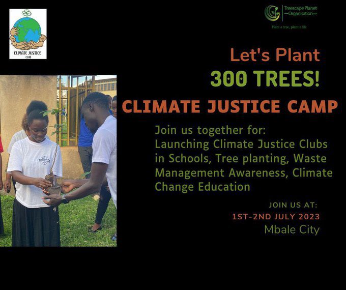 The climate justice camp is here! Delighted to be part of the right cause. Great appreciation to @TreescapeOrg and @ClimateClubsUg for making this happen
#ClimateActionNow 
#Greenfutures