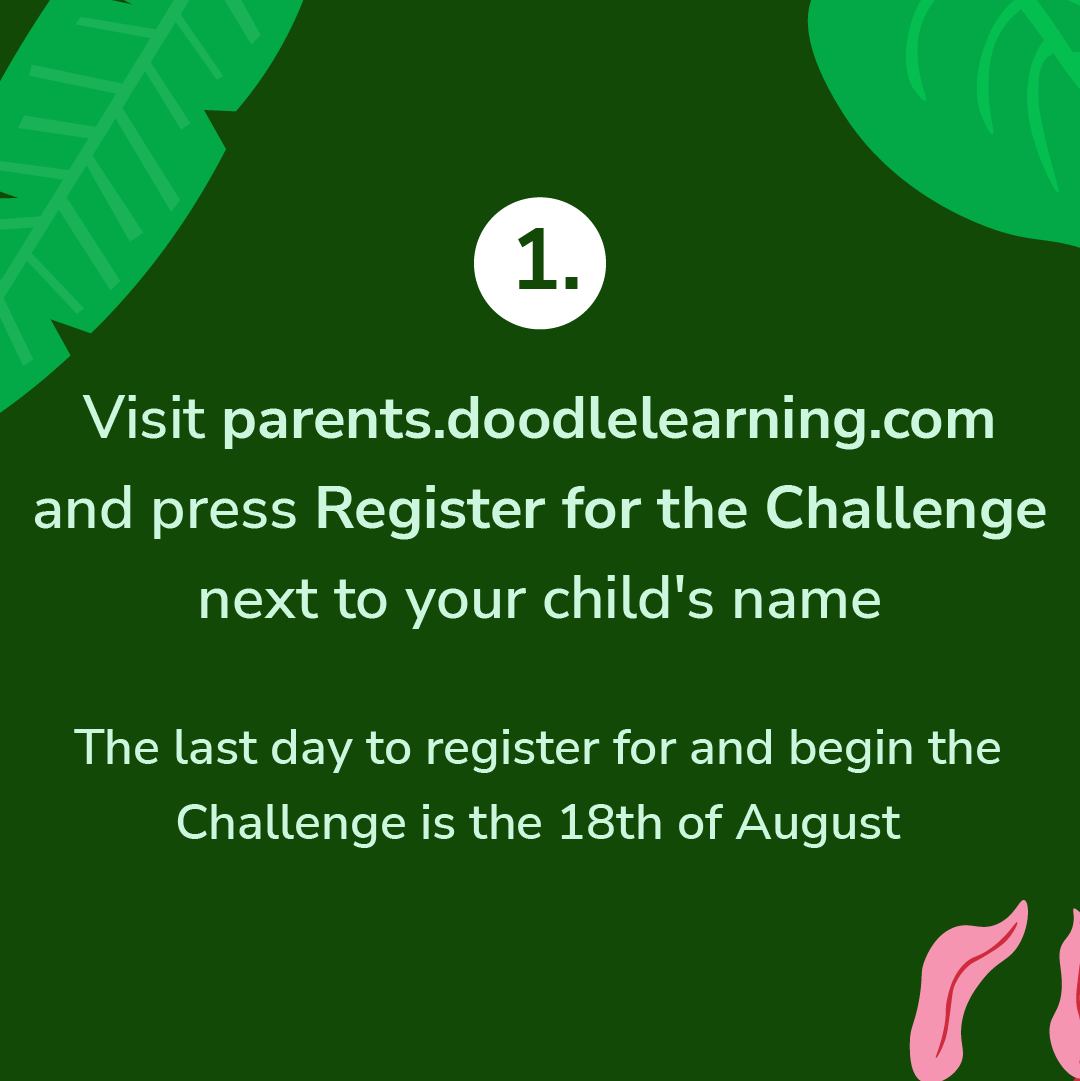 DoodleLearning_'s tweet photo. It's official: the #DoodleSummerChallenge kicks off today! 🐅  

Encourage your child or pupils to achieve a 14-day streak + earn 750 stars to receive a FREE jungle-themed pin badge and certificate 🦜  

Find out more: https://t.co/J0hlFUHBhr  

Good luck, and happy Doodling! 🦁 https://t.co/SM32nmxY9u