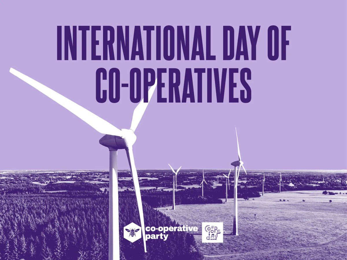 CoopParty's tweet photo. Happy #CoopsDay!

We're proud to be part of a worldwide movement, made up of over one billion people, working every day to put co-operative values and principles into action 🐝 https://t.co/MFNYbw4z4I