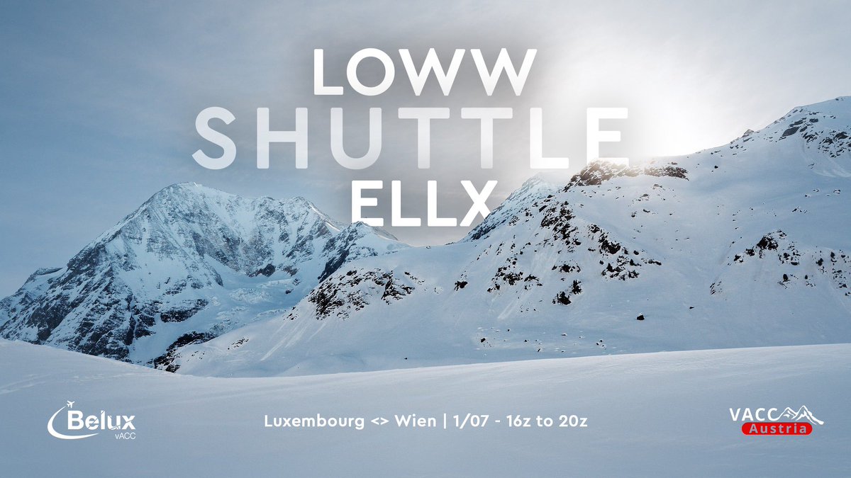 Join us this evening between 16z-20z for our LOWW<>ELLX Shuttle!