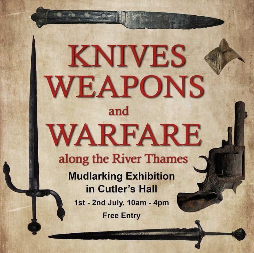 I hope you can come to our MUDLARKING EXHIBITION today and tomorrow in Cutlers Hall: thamesfestivaltrust.org/whats-on/hands…