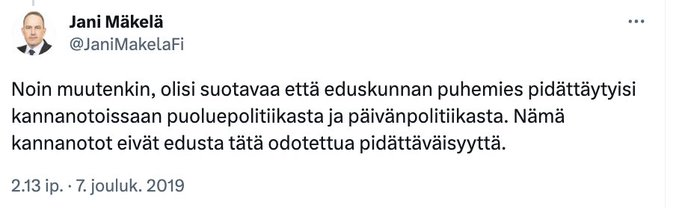 Dimmu141's tweet photo. Jani Mäkelä neuvoo Jussi Halla-ahoa! https://t.co/Zc9f53VdM3