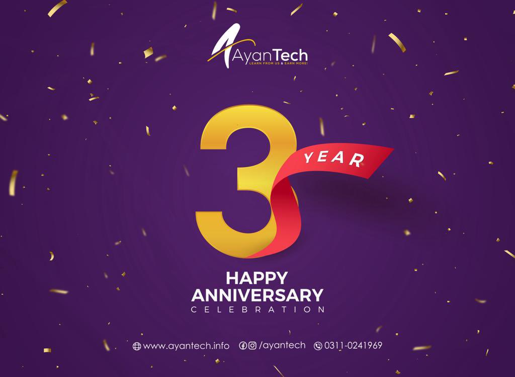 AyanTechDev's tweet image. 🎉 Happy 3rd Anniversary, Ayan Tech Institute! 🎉

Congratulations on three incredible years of excellence in technology education! Here&apos;s to many more years of success, innovation, and shaping the future.

 #AyanTechInstitute #AnniversaryCelebration #Innovation #Excellence