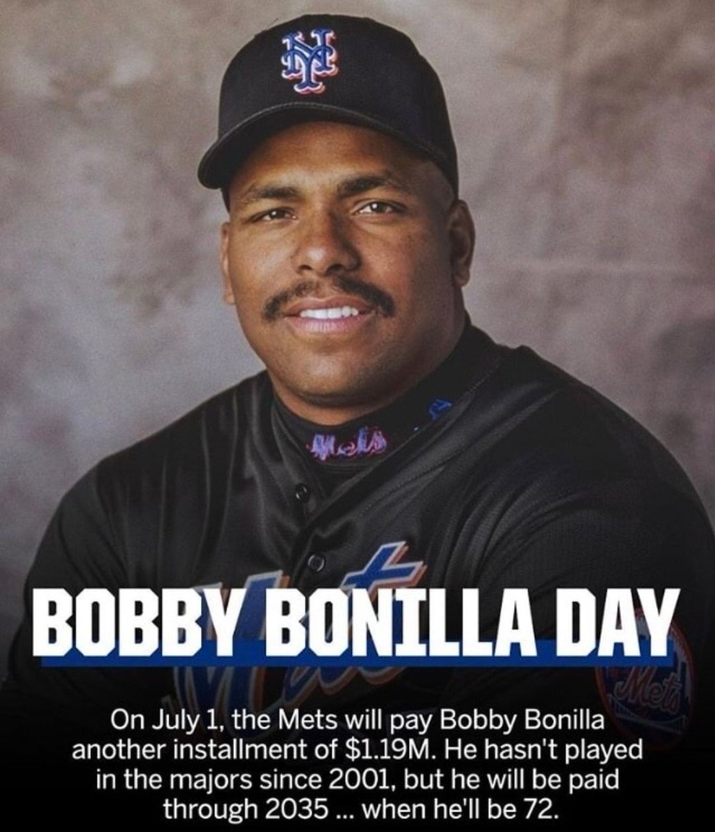 ColeWright's tweet photo. It's that time of year again...Happy #BobbyBonillaDay https://t.co/QdkPGBHbUU