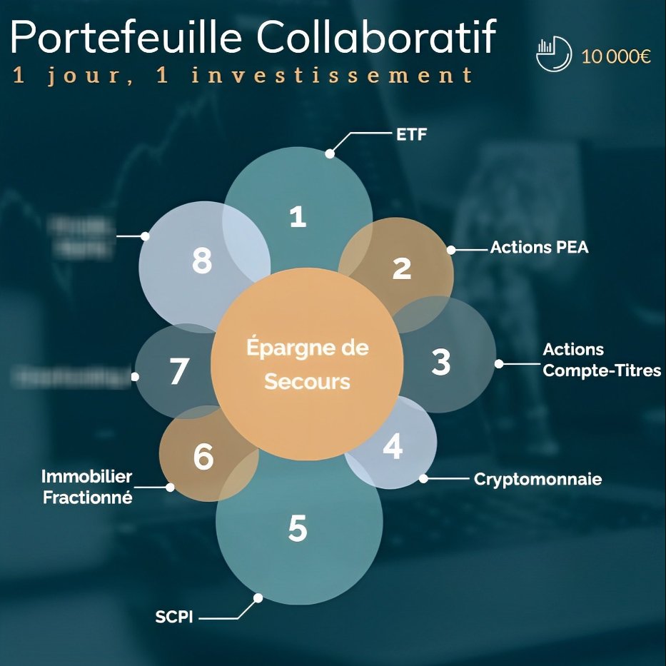 💡 Dans le cadre du portefeuille collaboratif initié par @LeontiCap , j'ai la mission d'investir 500€ en immobilier fractionné de manière optimale. Voici comment je compte m'y prendre pour optimiser mon rendement/risque. 👇