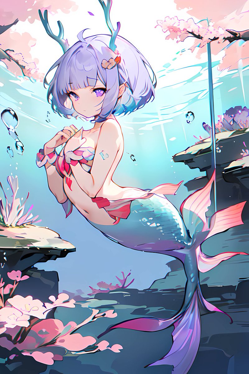 yumAIji's tweet photo. My contribution to the #UnderwaterKingdomAI challenge! Thanks for inviting me @AlizsArts ! 🧜‍♀️
https://t.co/zroyvR1r0g #PixAI #AIart https://t.co/iue68cfEU5
