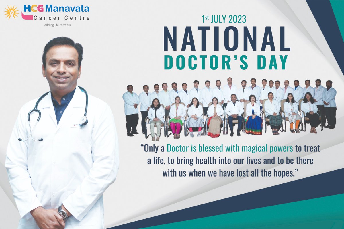 Happy Doctor's Day to all the doctors who work tirelessly to save lives and make the world a healthier place.
#HappyDoctorsDay #Cancerscreening #cancerscreeningcentre #addinglifetoyears #Hcgmanavatacancercentrenashik #hospital #CloseTheCareGap #cancerhospital #Wecareforyou