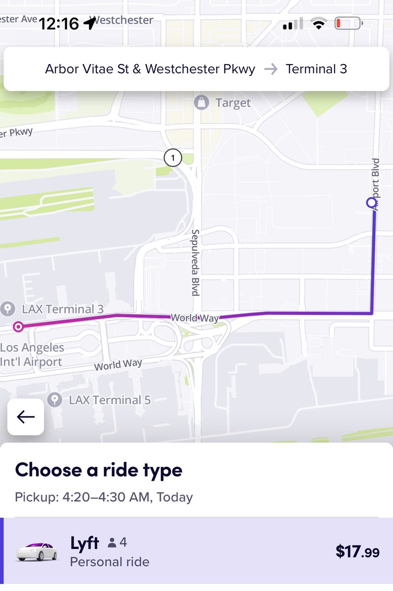 Rideshare_Files's tweet image. Who is going to wake up at 3:30 am to take this passenger for there airport scheduled ride for $2. They are charging the passenger $17.99 for the ride. Driver only makes 11% &amp;amp; @lyft makes 89% of the passengers fare. This is a joke what @lyft &amp;amp; @davidrisher is doing. @sergioaved