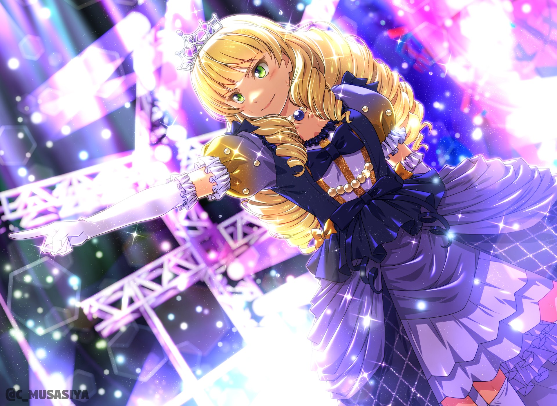 平安名すみれ サイン入りミニブロマイド セガラッキーくじ Ｗ賞 平安名すみれ くじ引き堂 アクスタ ポストカード色紙 ラブライブ
