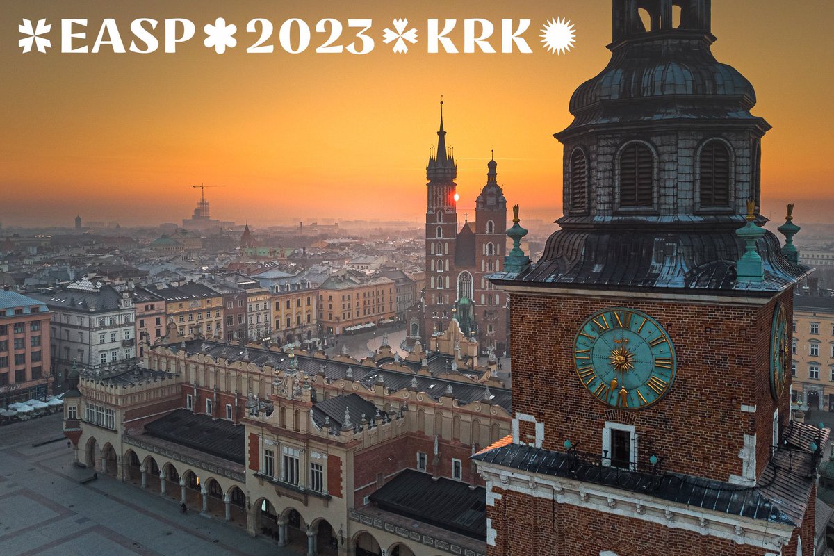 From Saturday to Tuesday, we will be in  #Krakow taking part in the 19th General Meeting of the European Association of Social Psychology  <a href="/easp2023krk/">easp2023krk</a> 

We will have different blitz, posters and sessions in these four days. Follow our networks. 🫶