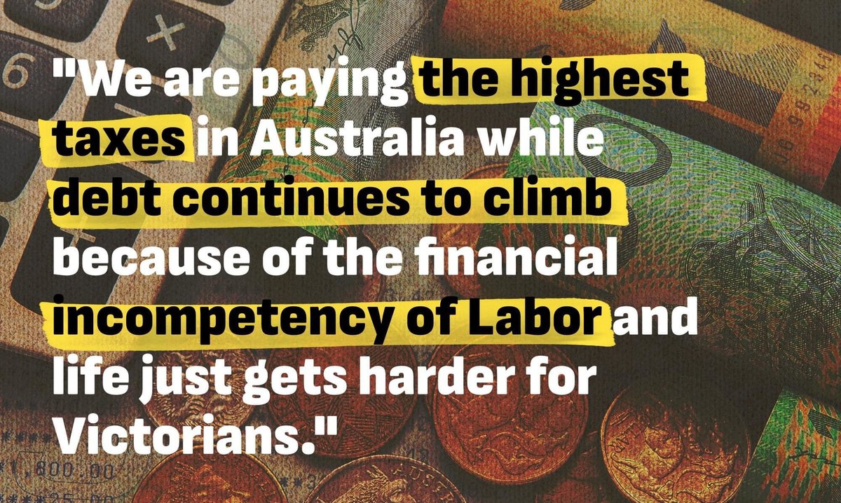 netz_melb's tweet image. Happy new financial year.

Here are some changes Daniel Andrews will deliver to all Victorians today:

- Increased land tax
- A school tax
- 9% increase in Myki fares
- EastLink tolls up 8%
- 25% increase in default electricity plan
- 42% increase in WorkCover premiums

#springst