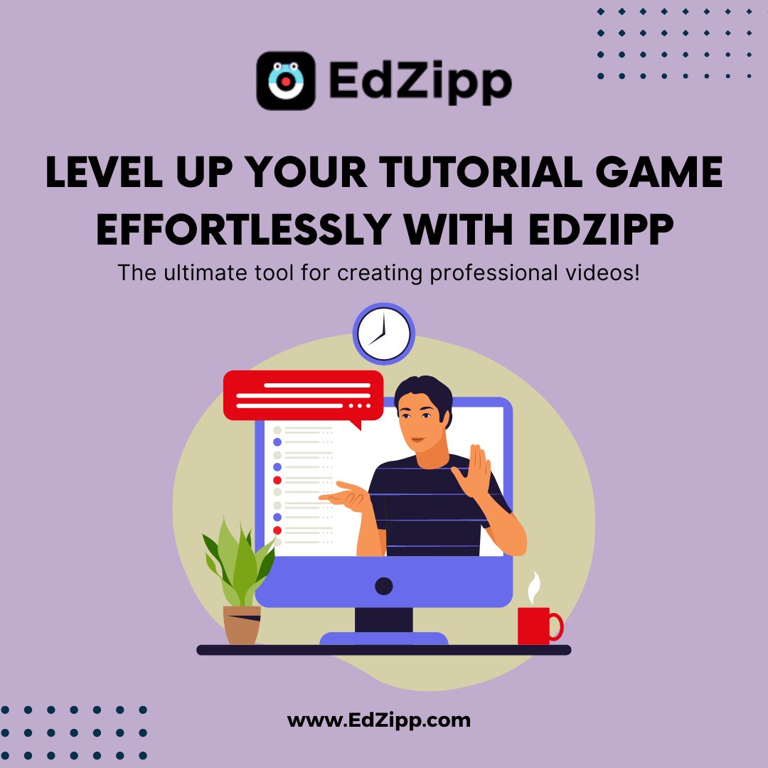EdZippcom's tweet image. 📹🌟Exciting News!!! Introducing EdZipp: Effortlessly create professional tutorial videos! 🎥✨
🔥Unlock your creative potential with EdZipp! 🙌
Visit edzipp.com and Join the video tutorial revolution!
#EdZipp #TutorialVideos #VideoCreation #Creativity