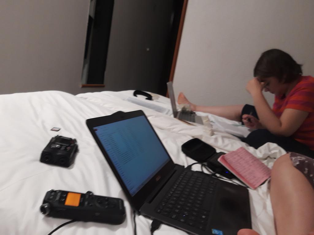 chmeluz's tweet photo. How #fieldwork research looks like AFTER interviewing sections and related stuff. Still, I love all of this!
#romani #languagedocumentation https://t.co/hjALbnJEIk