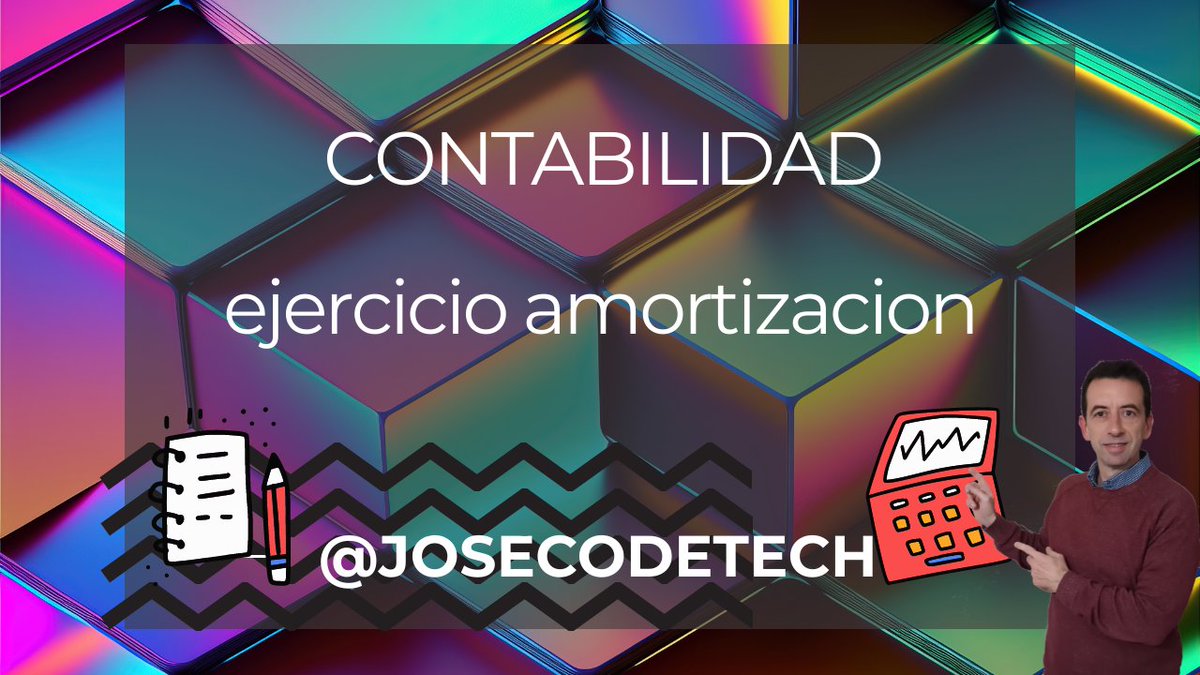 josecodetech's tweet photo. Solucion del ejercicio sobre #amortizacion y registro de inmovilizado ->https://t.co/h8Lb6TUqVY #contabilidad #josecodetech #contable #contasol https://t.co/KAWKjT7s4e
