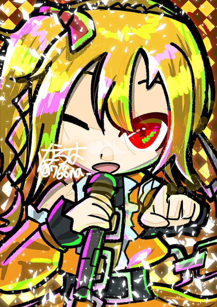 誰もが目を奪われてく 君は完璧で究極のアイドル #イラスト #如月モモ