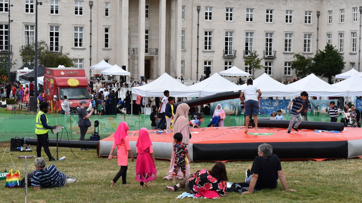 It's a lovely day to celebrate Eid-Ul-Adha together! Activities are going on until 6pm so come down for sports day activities, sweets and food, karate demonstrations, storytelling and more
